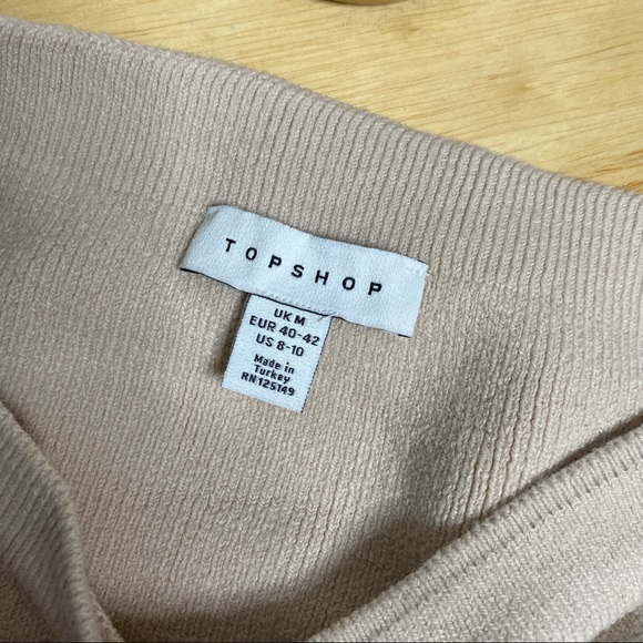 TOPSHOP Sweater Tube Top - Picture 2 of 7